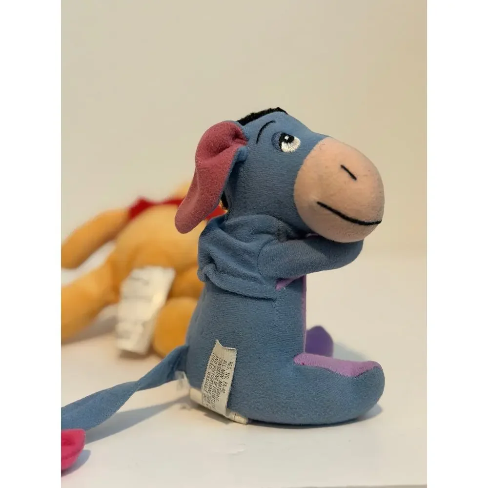 Winnie the Pooh & Eeyore 1996 Plushies lot of 2 EUC